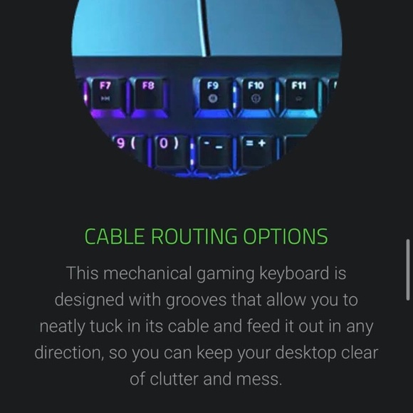 Razer Blackwidow V3 gaming keyboard - Picture 10 of 11